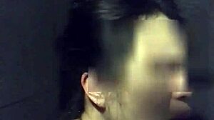 I relax in the gym shower with my asian wife