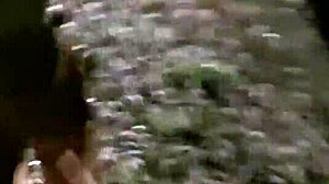 wife takes husband to public square for quickie doggystyle blowjob and cumshot outdoor