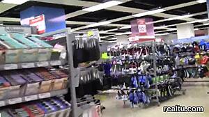 Flawless Czech teen was teased in the hypermarket and confronted in pov