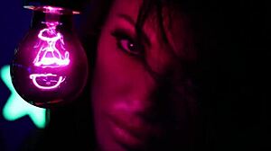 Samantha Saint Lesbian Black Light