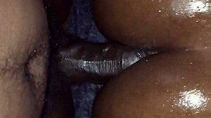 Wow, that pretty oiled ass is getting black anal! 😍