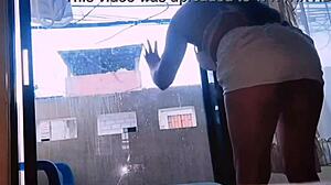 Neighbors Watch Stepmom Fuck Stepson Publicly