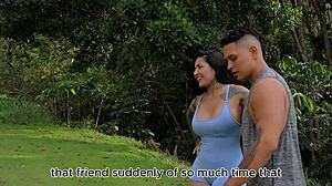 Workout turns steamy with a tattooed Latina in hot sex part 1 - Dilan Clavijo.