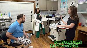 Perverted podiatrists mess with Mira Monroe at GuysGoneGyno, ya know - reup