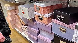 Risky Outdoor Handjob with Spit and Cum on Big Ass