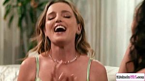 Lesbian Milf Forces Redhead Neighbor To Lick Pussy!