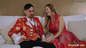 Light-Haired Blonde Licks Shaved Pussy Hardcore