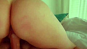 Eliza Evans rides big cock in cowgirl