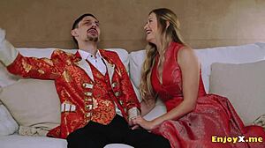 Light-Haired Blonde Licks Shaved Pussy Hardcore