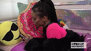 ebony kira squirts hard