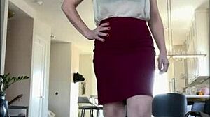 hey, aren't ya just obsessed with step-mommy's natural tits? i see ya staring at my pussy through these pantyhose all day long!