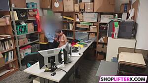 Teen Caught in Office Break-In Faces Hardcore Cock Punishment