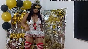 my favorite stepdaughter at hot party wearin lingerie to seduce me crazy