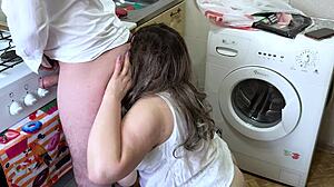 stepmom planned breakfast but stepson drilled her ass