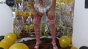 my favorite stepdaughter at hot party wearin lingerie to seduce me crazy