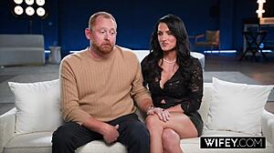 Wifey hotwife milf real wife Ridley rides Christian's cock in doggystyle, missionary, and cowgirl