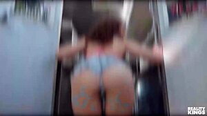 Naughty babe romy indy rides roommate's big cock passionately