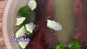 Ebony Wife Teases Her Cuckold Husband With Feet In Lingerie. Foot Fetish Couple Series