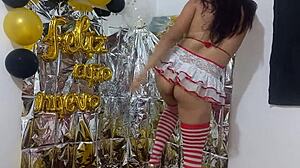 my favorite stepdaughter at hot party wearin lingerie to seduce me crazy