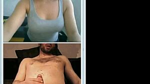 Cute Girl Helps Stranger Jerk Off