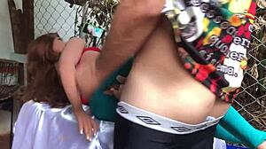 Sex Doll Gets Anal Fucked With Toys In Public Outdoor