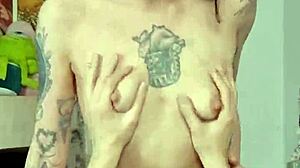 Tall Skinny Girl Rides Cock Til Moaning Orgasm!