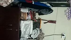 aunty with big tits acts like a slut in hidden place