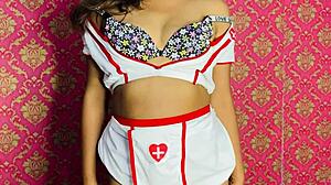 Indian Nurse Revives My Cock with Wild Hospital Action!