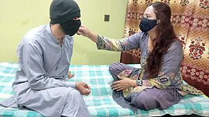 Why did recovery agent bang Indian desi bhabhi at home with clear Hindi audio?