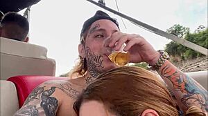 Damn! Public Sex at Boat Party with a Horny Girl Sucking Cock - BlakeProductions