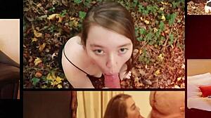 18-Year-Old British Girl SUCKS Older Guy’s Cock, Drinks Cum From Condom in Wild First-Time Action. Neighbors Shocked!