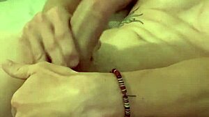 my solo session involving cum and handjob on big cock