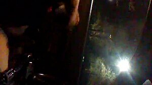 guy jerks off alone in car, enjoying outdoor privacy