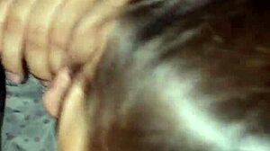 milf slut sucking cock, what a tease