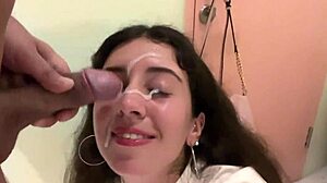 I Asked A Friend To Cum On My Face In A Cafe So I Could Eat Food With Sperm