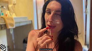 Shower Blowjob Leads To Orgasm!