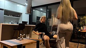 Curvy Latina Milf Squirts During Strip Games With Sugar Daddy Kyle Stroker