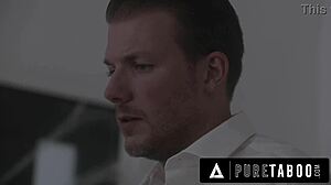 I watch Pure Taboo. Possessed housewife August Skye drains local boy.