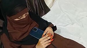 Hot Muslim sister-in-law seduces stepbrother for sex