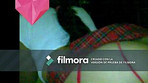 Wife's intriguing masturbation routine.