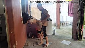 My Wife Left and the Maid Couldn't Resist My Hard Cock