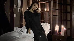 Beautiful Nun Monika Fox Confessed Her Hairless Pussy Got Excited From Assfucking And Pierced Nipples.