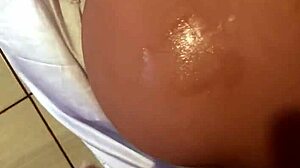 Blonde sex doll gets anal toy play