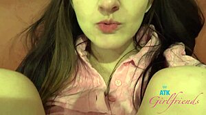 Super Cute Brunette Amateur Tifa Quinn Gets Pussy Licked Fingered Orgasm Pov