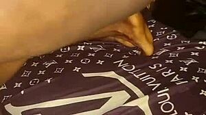 She bends over for doggystyle and makes me cum hard