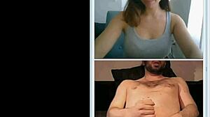 Cute Girl Helps Stranger Jerk Off