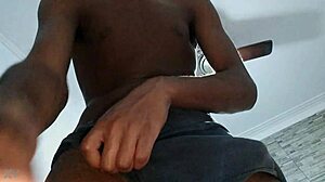 Playing hide and seek with my black cock.