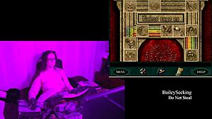 In Blackmoor Manor part 4, are you ready for the naked BBW brunette's big natural tits?