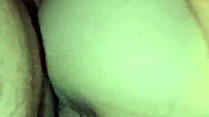 Wife bends over for creampie