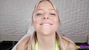 i met a blonde teen for an incredible interracial chat